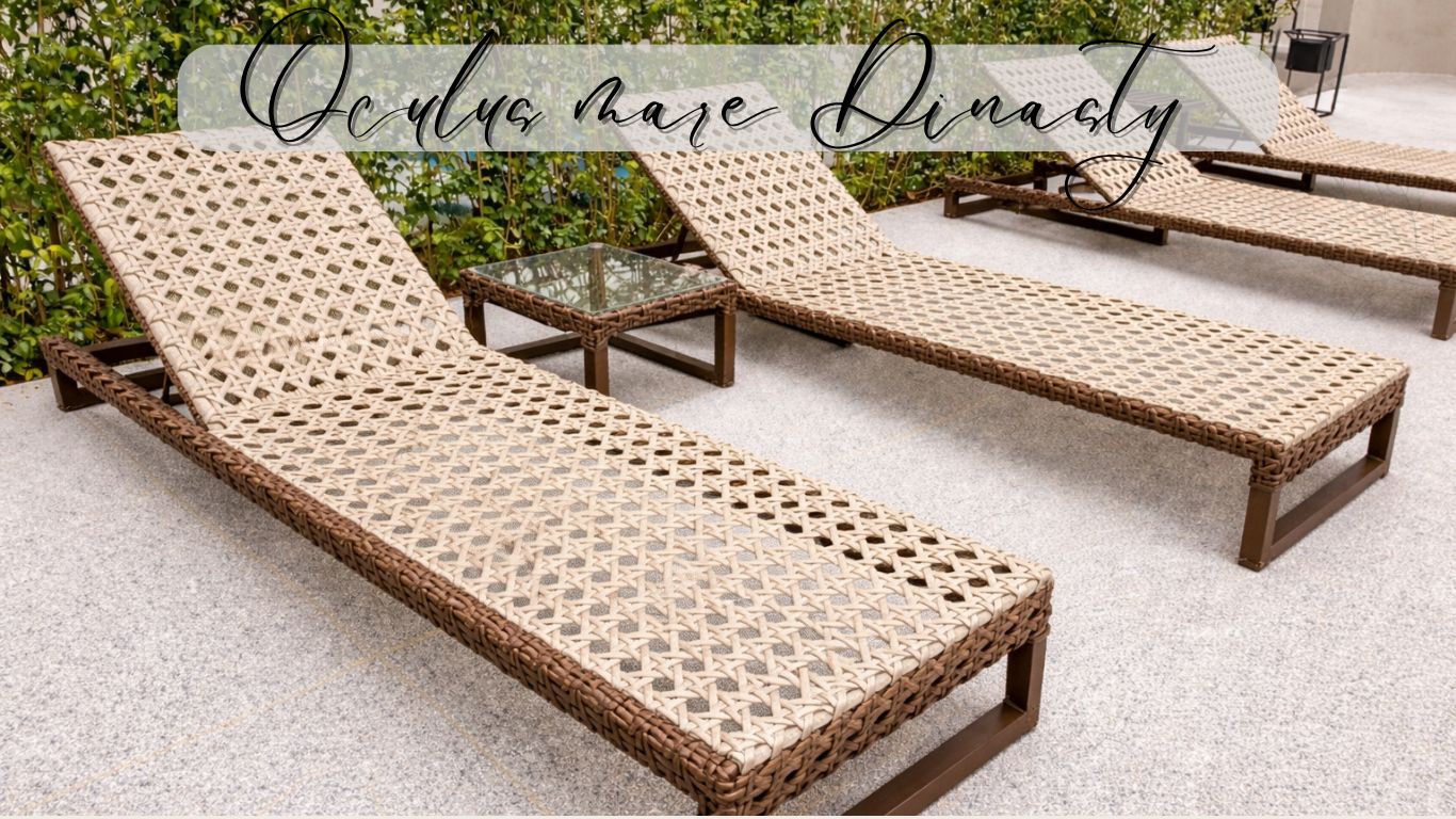 Mueble de descanso exterior para jardin o villa en RD